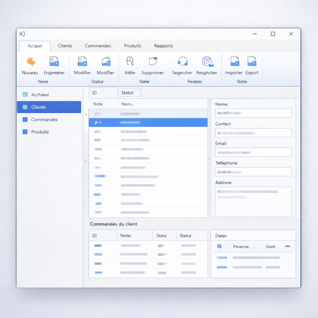 Logiciel métier Windows